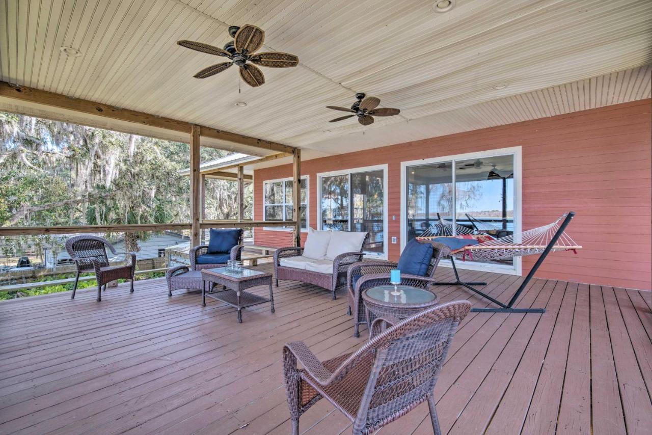 Lakefront Crystal River Home With Private Dock! ภายนอก รูปภาพ